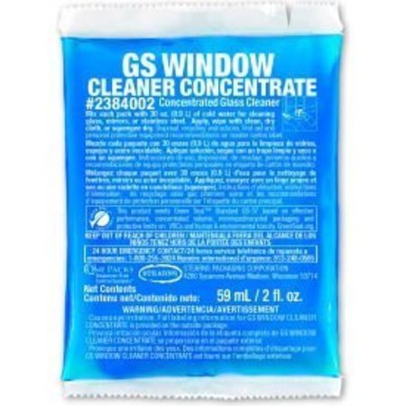 STEARNS PACKAGING Stearns GS Window Cleaner Concentrate - 2 oz Packs, 48 Packs/Case - 2384002 2384002